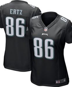 Zach Ertz Philadelphia Eagles Nike Womens Game Event Jersey - Black