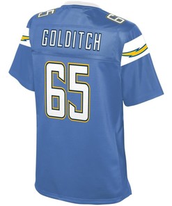Zach Golditch Los Angeles Chargers Nfl Pro Line Womens Alternate Player Jersey - Powder Blue