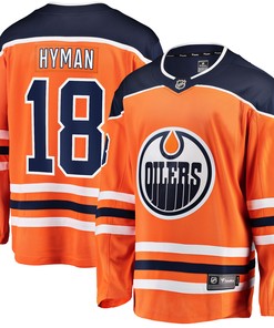Zach Hyman Edmonton Oilers Fanatics Branded Breakaway Player Jersey - Orange Nhl
