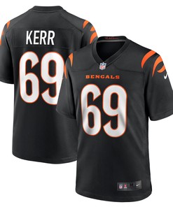 Zach Kerr Cincinnati Bengals Game Jersey - Black Nfl