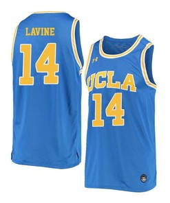 Zach LaVine 14 UCLA Bruins Retro Elite Basketball Men Jersey - Blue