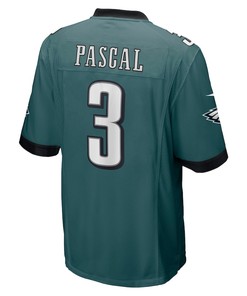 Zach Pascal 3 Philadelphia Eagles Game Jersey - Green