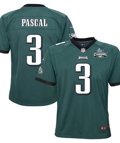 Zach Pascal 3 Philadelphia Eagles Super Bowl LVII Champions 2 Stars 2 Stars Youth Game Jersey - Black