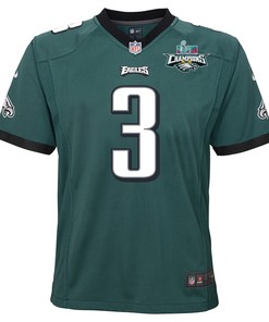 Zach Pascal 3 Philadelphia Eagles Super Bowl LVII Champions 2 Stars 2 Stars Youth Game Jersey - Black