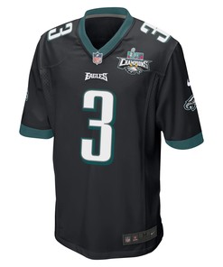 Zach Pascal 3 Philadelphia Eagles Super Bowl LVII Champions 2 Stars Men Game Jersey - Black