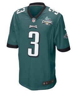 Zach Pascal 3 Philadelphia Eagles Super Bowl LVII Champions 2 Stars Men Game Jersey - Midnight Green