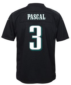 Zach Pascal 3 Philadelphia Eagles Super Bowl LVII Champions 2 Stars Youth Game Jersey - Black