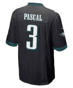 Zach Pascal 3 Philadelphia Eagles Super Bowl LVII Champions Men Game Jersey - Black