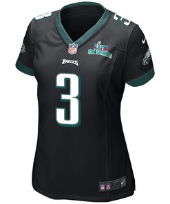 Zach Pascal 3 Philadelphia Eagles Super Bowl LVII Champions Women Game Jersey - Black