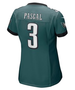 Zach Pascal 3 Philadelphia Eagles Women's Game Jersey - Green