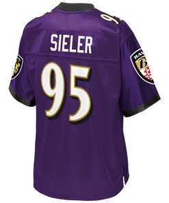 Zach Sieler Baltimore Ravens Nfl Pro Line Player Jersey - Purple