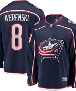 Zach Werenski Columbus Blue Jackets Fanatics Branded Home Premier Breakaway Player Jersey - Navy Nhl