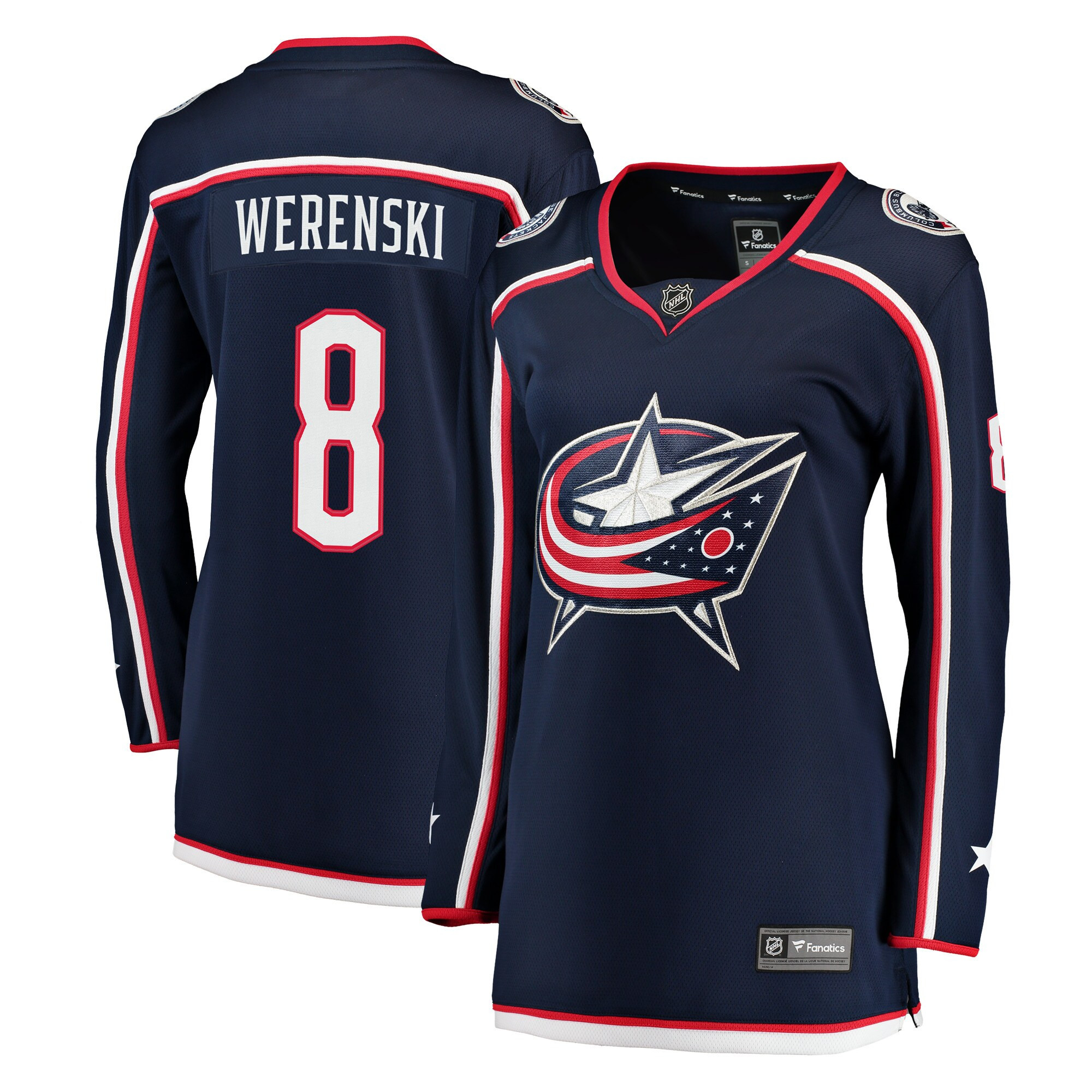 Zach Werenski Columbus Blue Jackets Fanatics Branded Womens Breakaway Jersey - Navy Nhl