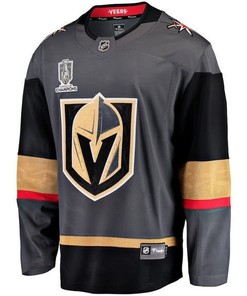 Zach Whitecloud 2 Vegas Golden Knights 2023 Stanley Cup Champions Patch Alternate Breakaway Jersey - Black