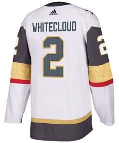 Zach Whitecloud 2 Vegas Golden Knights Stanley Cup 2023 Final Patch Away Breakaway Men Jersey - White