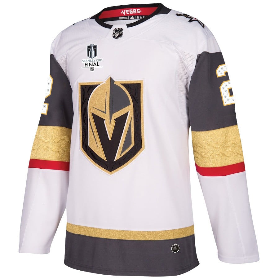 Zach Whitecloud 2 Vegas Golden Knights Stanley Cup 2023 Final Patch Away Breakaway Men Jersey - White