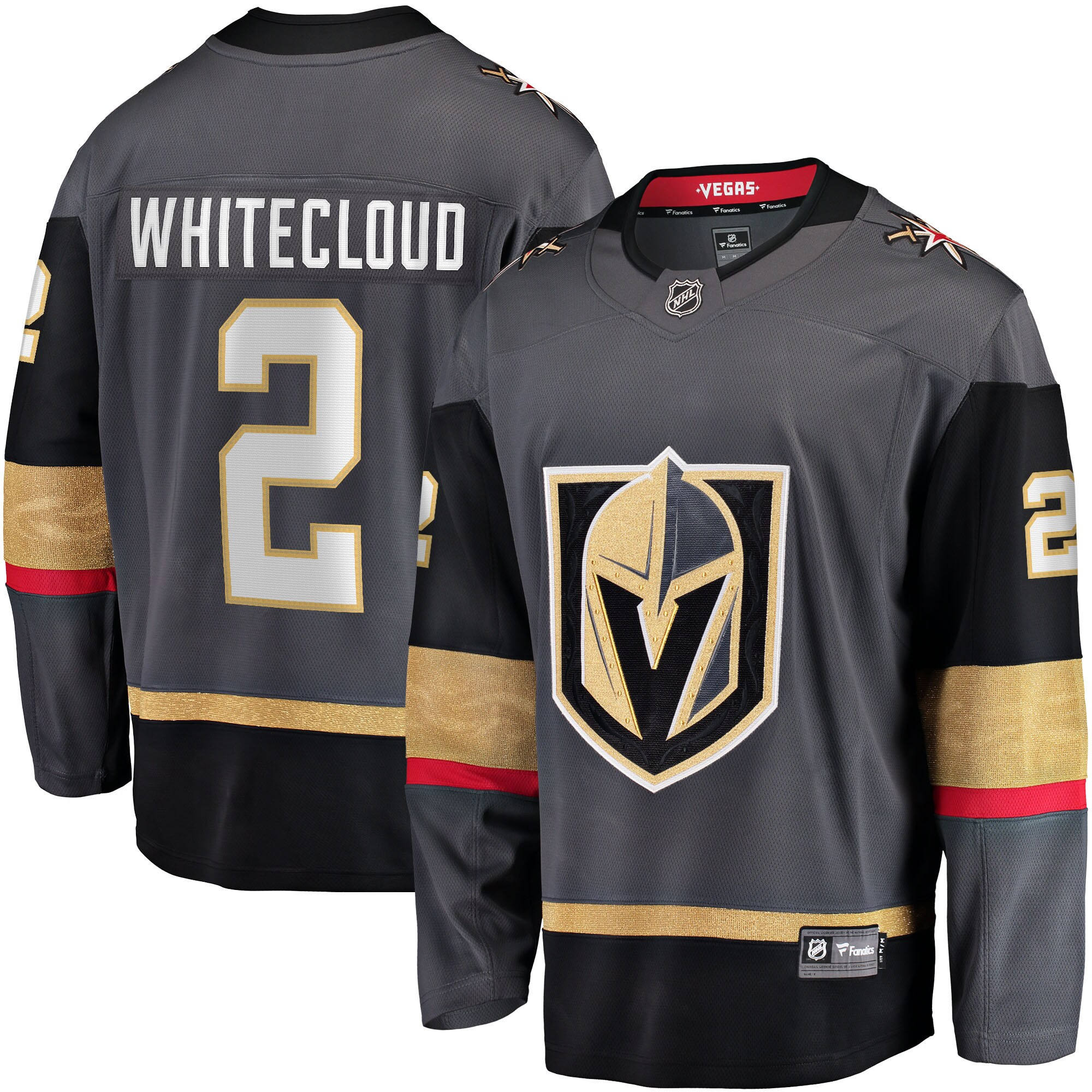 Zach Whitecloud Vegas Golden Knights Fanatics Branded Home Breakaway Jersey - Black Nhl