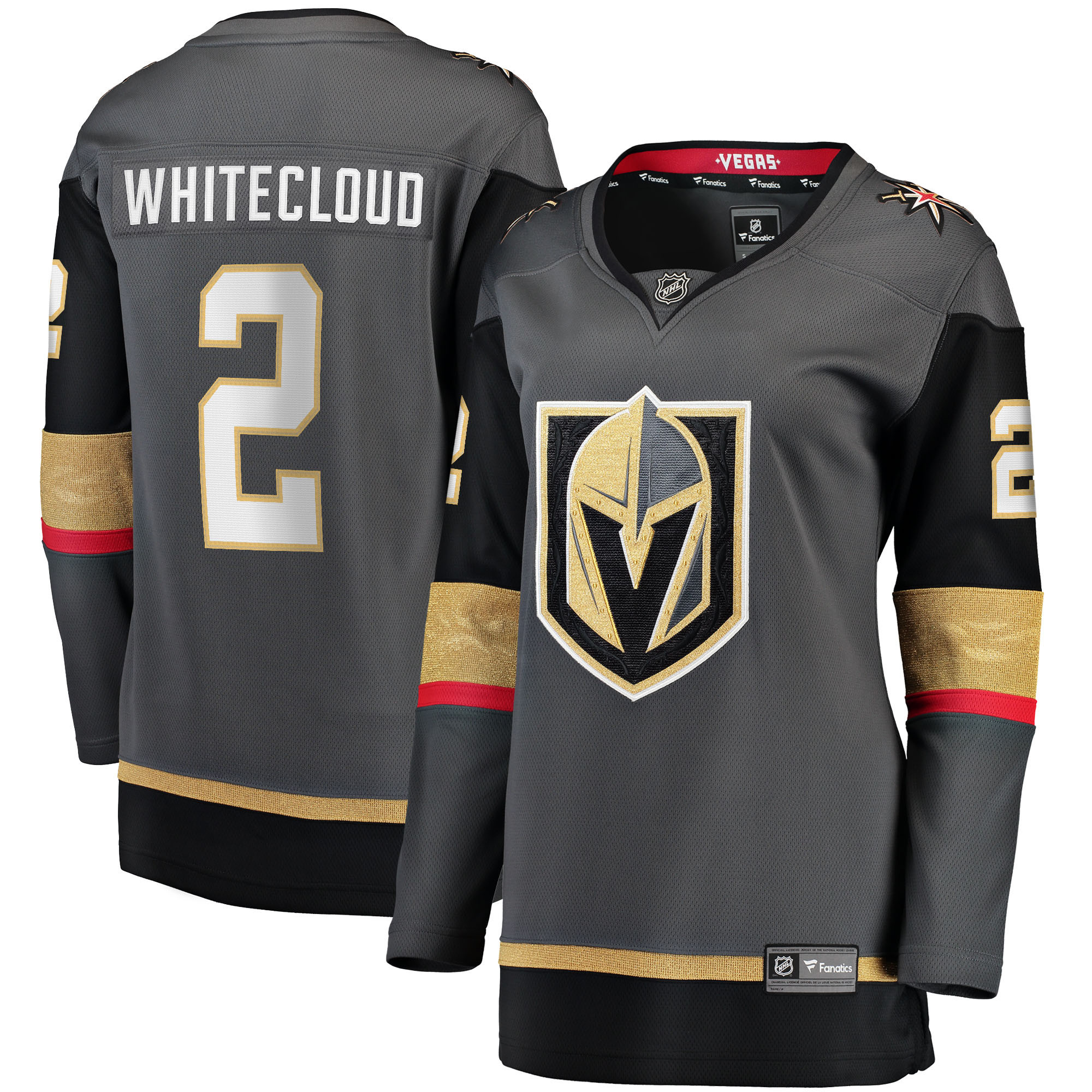 Zach Whitecloud Vegas Golden Knights Fanatics Branded Womens Home Breakaway Jersey - Black Nhl