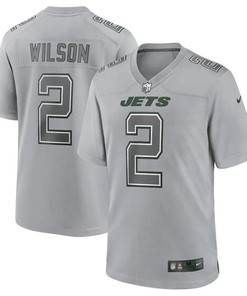 Zach Wilson 2 New York Jets Men Atmosphere Fashion Game Jersey - Gray