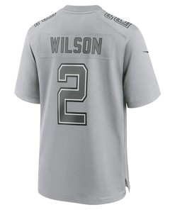 Zach Wilson 2 New York Jets Men Atmosphere Fashion Game Jersey - Gray