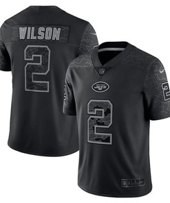 Zach Wilson 2 New York Jets RFLCTV Limited Jersey - Black