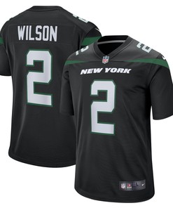 Zach Wilson New York Jets Alternate Game Jersey Black Nfl