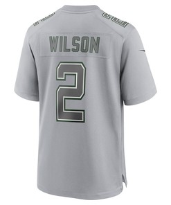 Zach Wilson New York Jets Atmosphere Fashion Game Jersey - Gray