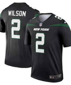 Zach Wilson New York Jets Legend Jersey Black Nfl