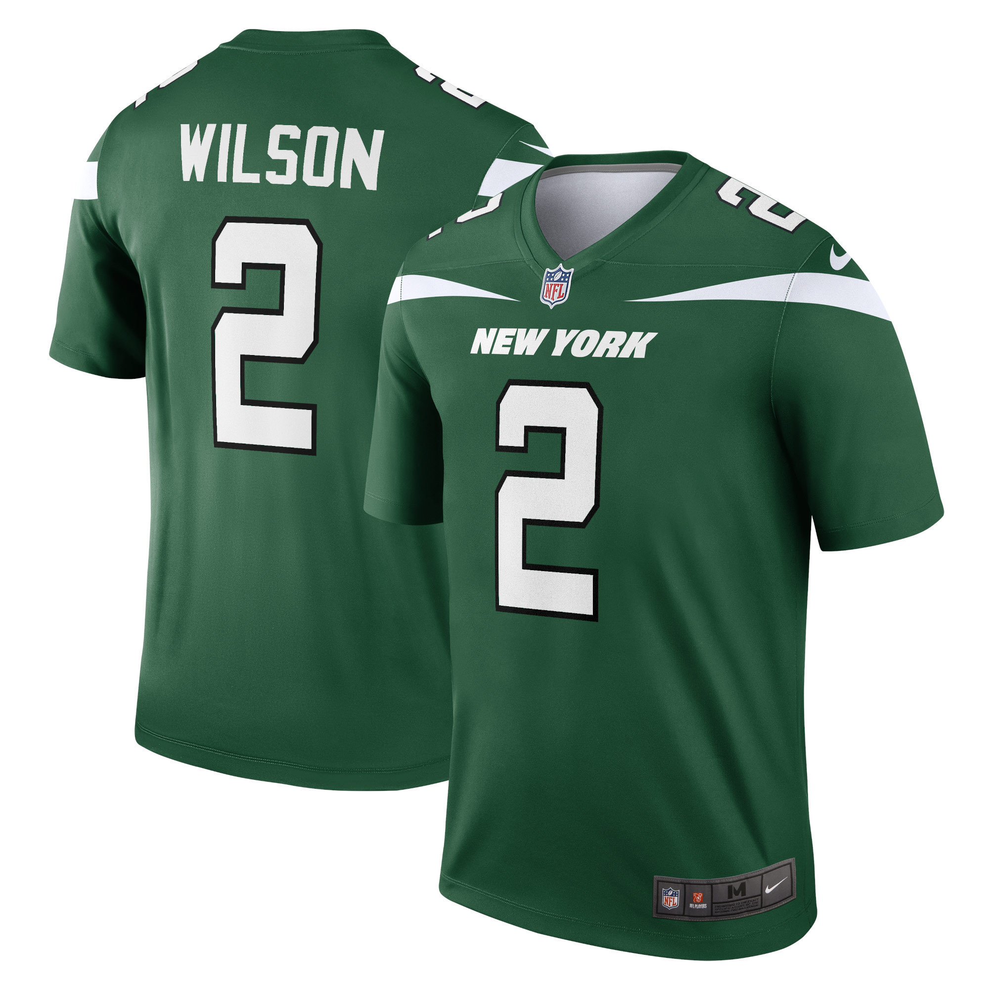 Zach Wilson New York Jets Legend Jersey - Gotham Green Nfl