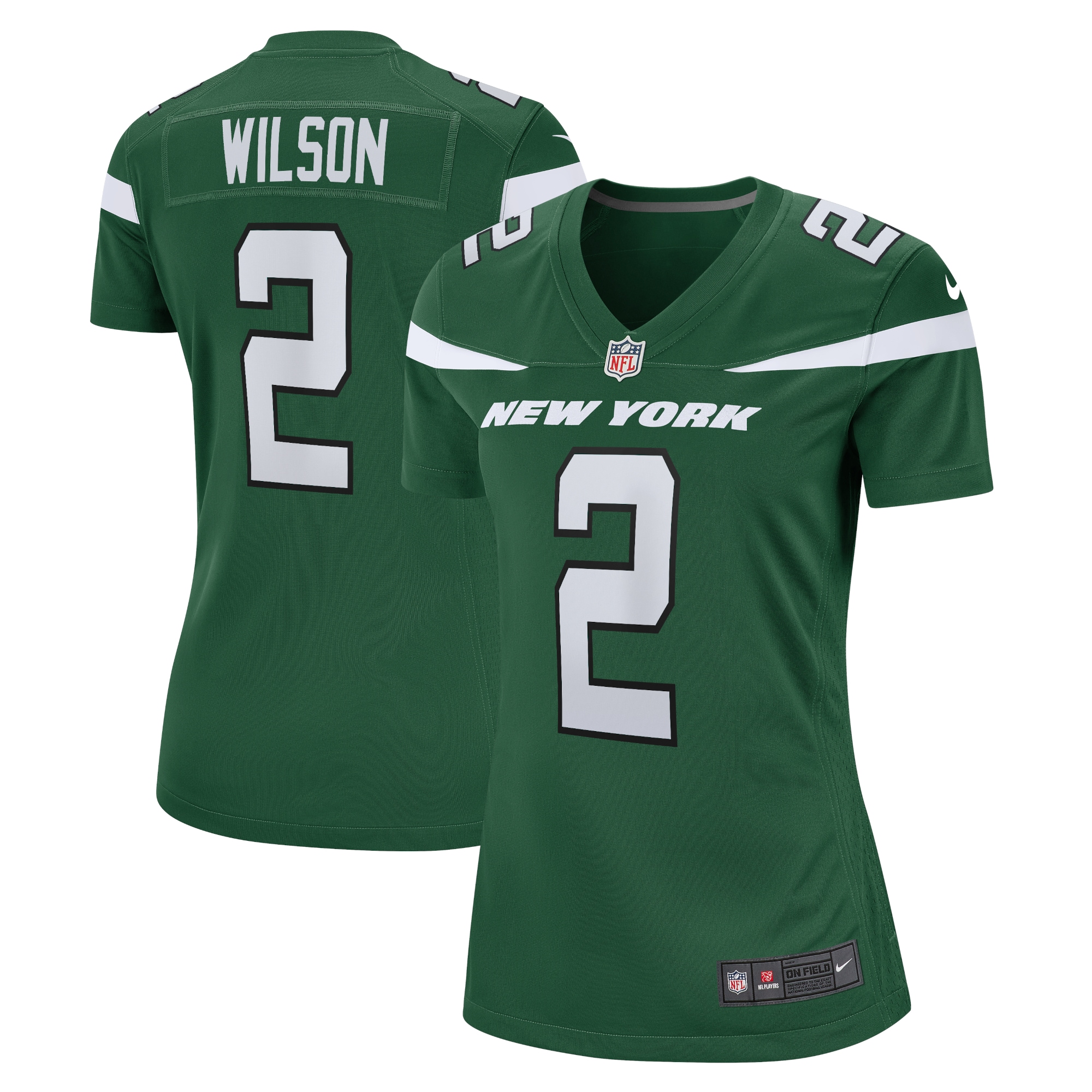 Zach Wilson New York Jets Womens 2021 Nfl Draft First Round Pick Game Jersey - Gotham Green
