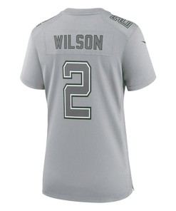 Zach Wilson New York Jets Women's Atmosphere Fashion Game Jersey - Gray
