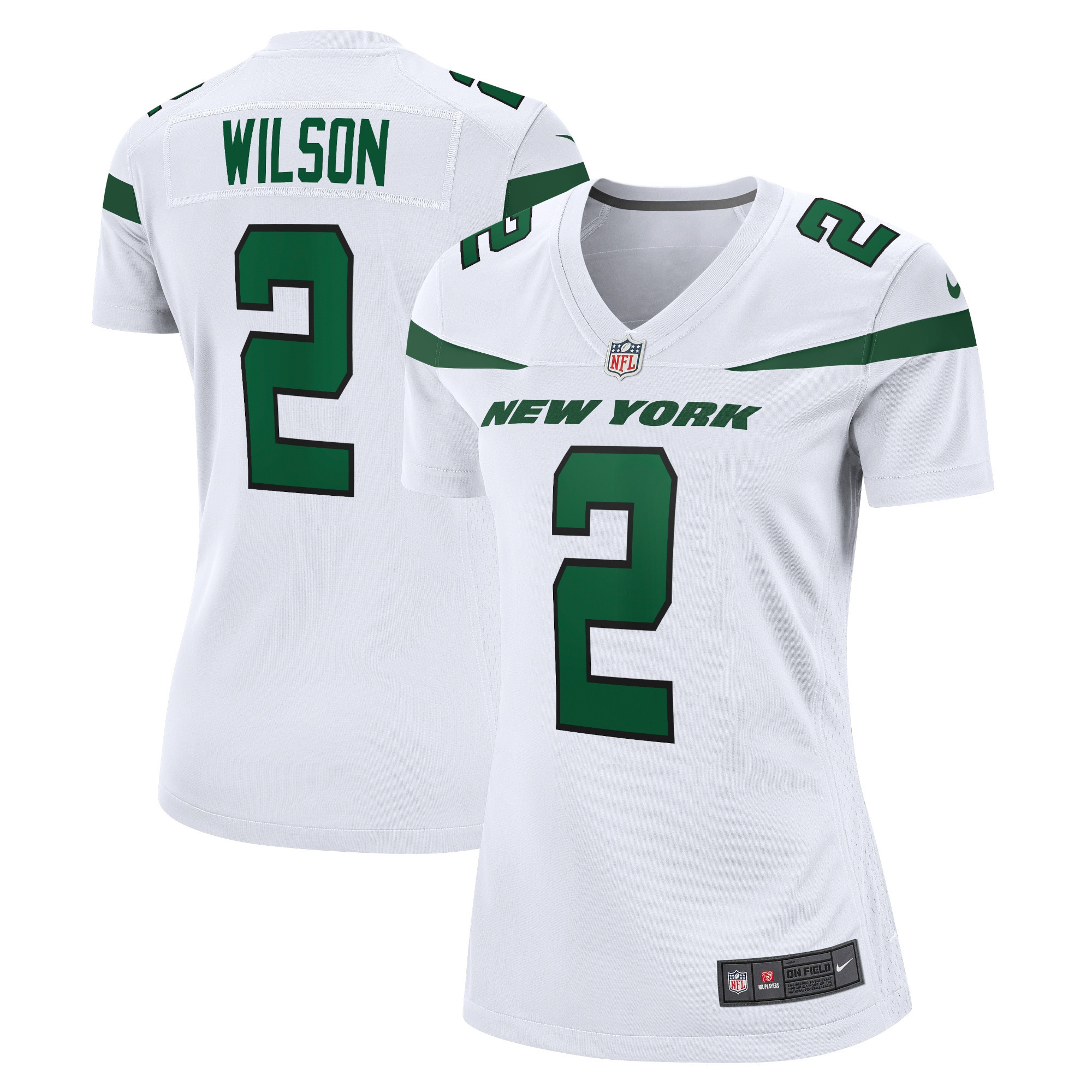 Zach Wilson New York Jets Womens Game Jersey - White Nfl