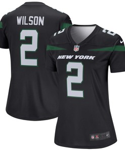 Zach Wilson New York Jets Womens Legend Jersey Black Nfl