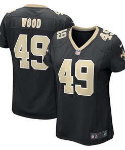 Zach Wood New Orleans Saints Womens Game Jersey - Black Nfl