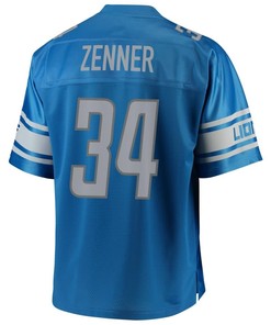 Zach Zenner Detroit Lions Nfl Pro Line Team Color Player Jersey - Blue