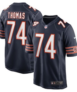 Zachary Thomas Chicago Bears Game Player Jersey - Navy