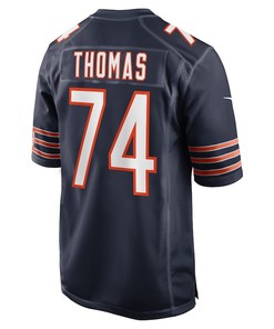 Zachary Thomas Chicago Bears Game Player Jersey - Navy