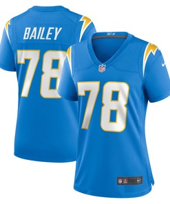 Zack Bailey Los Angeles Chargers Womens Player Game Jersey - Powder Blue Nfl