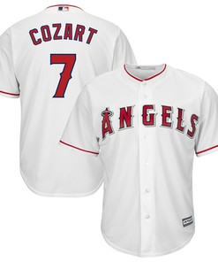Zack Cozart Los Angeles Angels Majestic Home Cool Base Player Jersey - White Mlb
