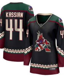 Zack Kassian Arizona Coyotes Fanatics Branded Womens Home Breakaway Player Jersey - Black Nhl