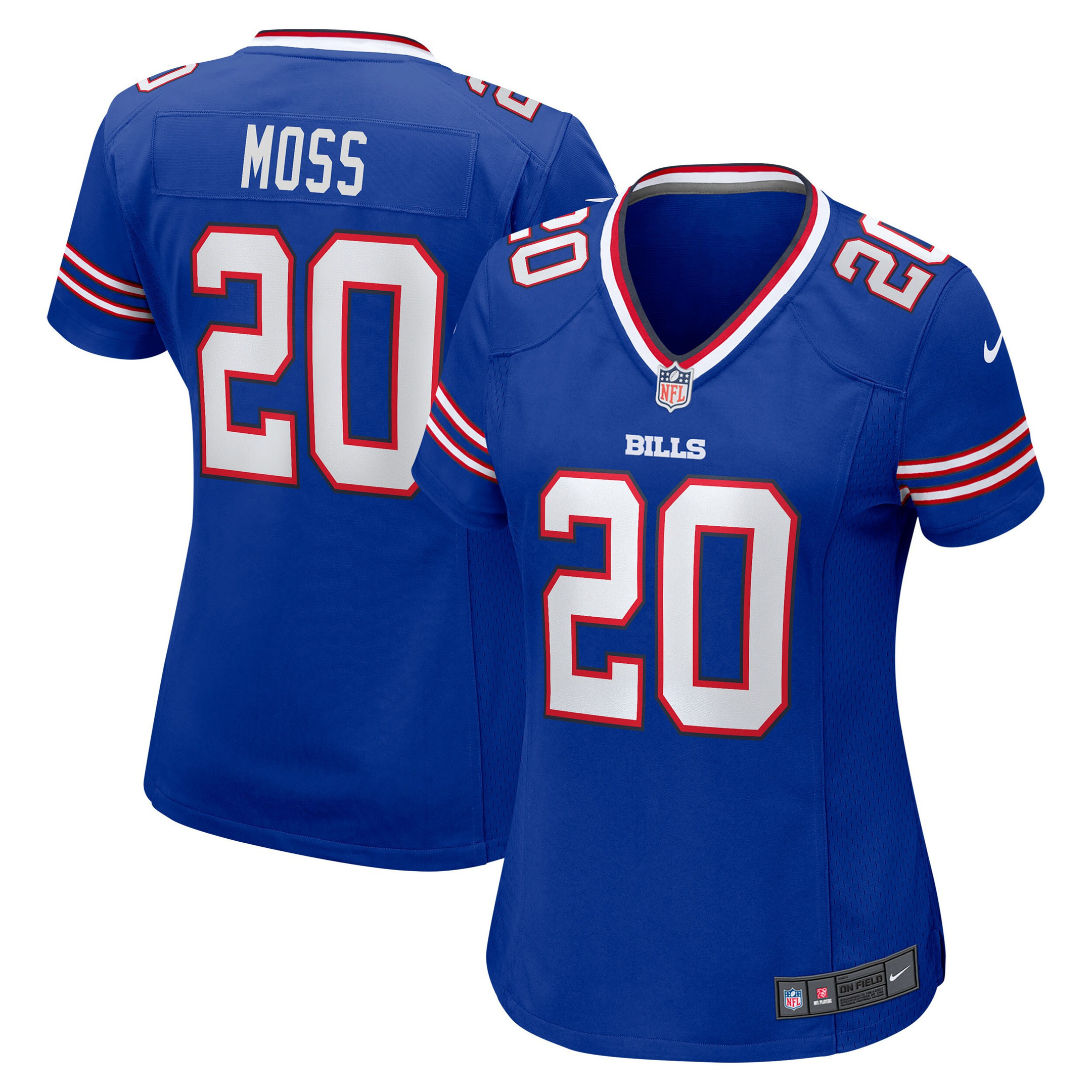 Zack Moss Buffalo Bills Womens Game Jersey - Royal Nfl