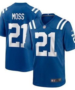 Zack Moss Indianapolis Colts Game Player Jersey - Royal