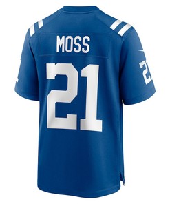 Zack Moss Indianapolis Colts Game Player Jersey - Royal