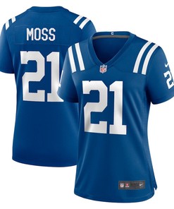 Zack Moss Indianapolis Colts Women's Game Player Jersey - Royal