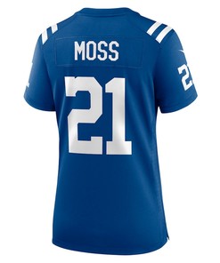 Zack Moss Indianapolis Colts Women's Game Player Jersey - Royal
