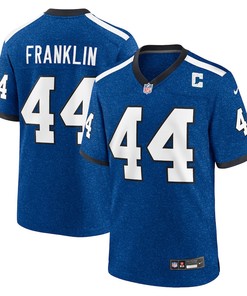 Zaire Franklin 44 Indianapolis Colts Indiana Nights Alternate Game Men Jersey - Royal