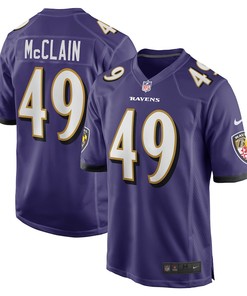 Zakoby McClain Baltimore Ravens Player Game Jersey - Purple