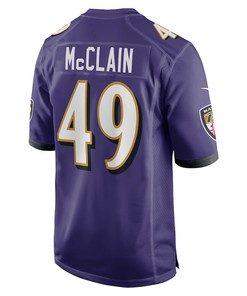 Zakoby McClain Baltimore Ravens Player Game Jersey - Purple