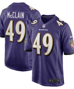 Zakoby Mcclain Baltimore Ravens Player Game Jersey - Purple Nfl