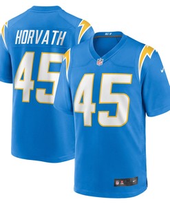 Zander Horvath Los Angeles Chargers Game Jersey - Powder Blue Nfl